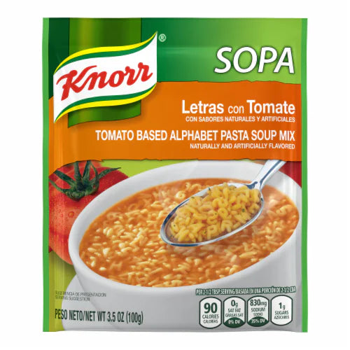 Knorr Tomato Based Alphabet Pasta Soup Mix 100 Gr