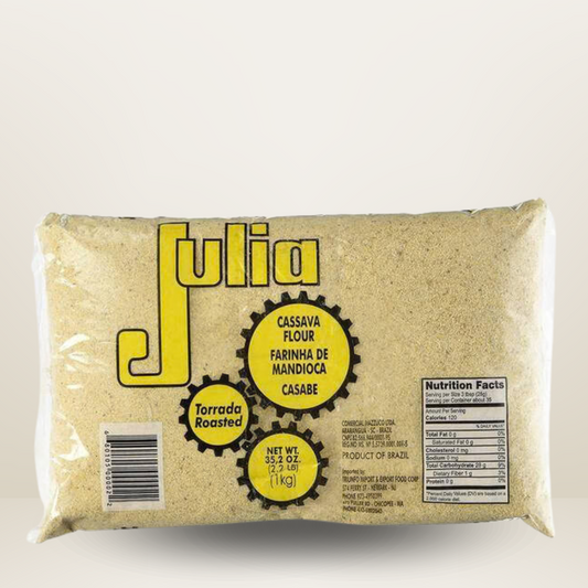 Julia, Farinha de Mandioca, Branco, 1kg