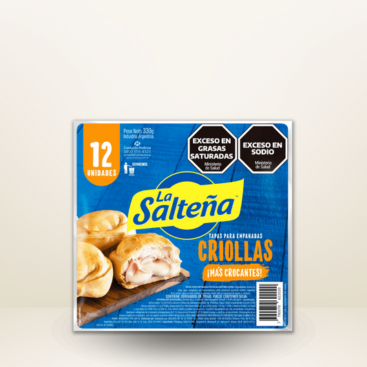 La Saltena, Tapas de Empanadas Criolla,  550 g