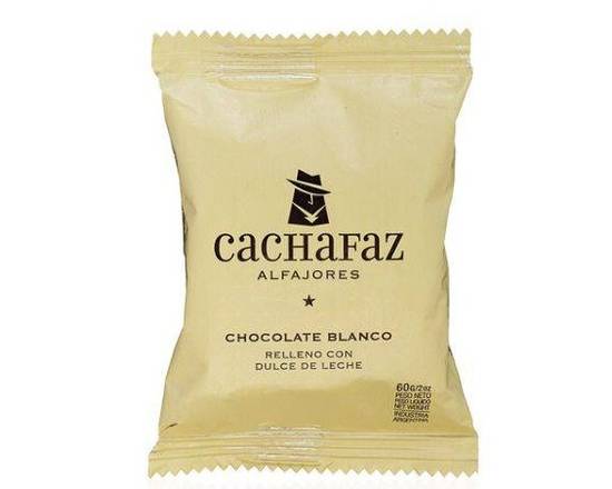 Cachafaz, Alfajor, Chocolate Blanco, 60g