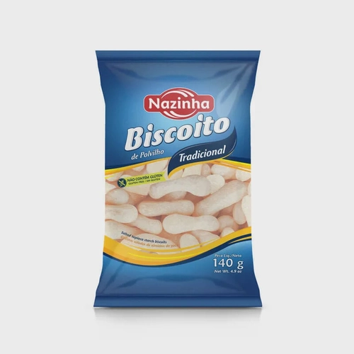 Nazinha, Biscoito Polvilho, Traditional, 140g