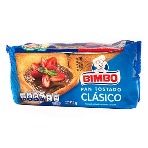 Bimbo, Pan Tostado Clasico, 210g