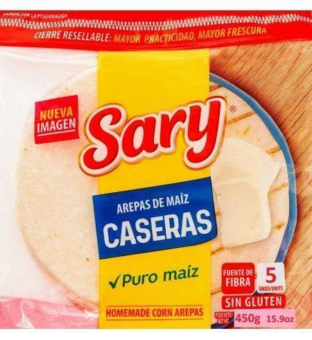 Sary, Arepa de Maiz, Caseras, 400g