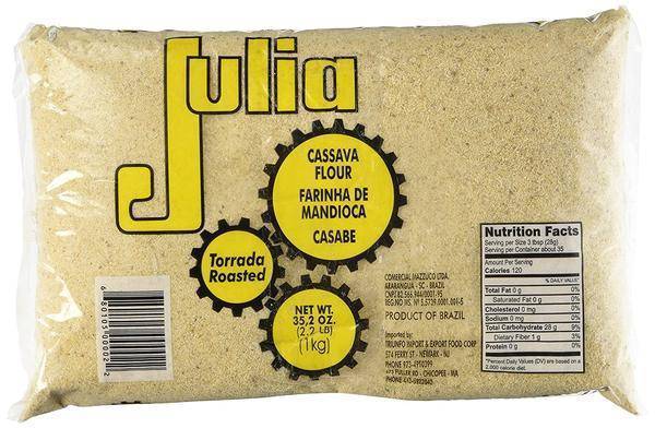 Julia, Farinha de Mandioca, Branco, 1kg