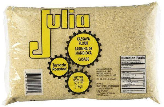 Julia, Farinha de Mandioca, Branco, 1kg