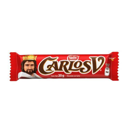 Carlos V, Barra de Chocolate, 18g