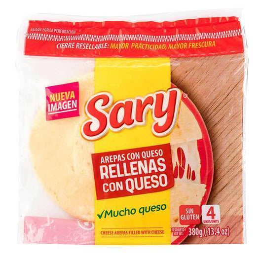 Sary, Arepa Rellenas Extra Queso, 400g