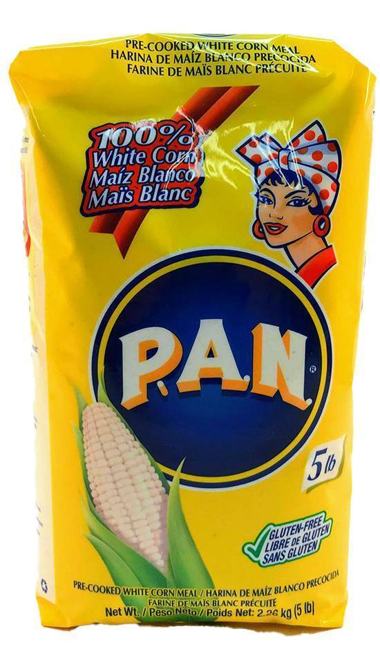 P.A.N., Harina de Maiz Blanco, 5lb