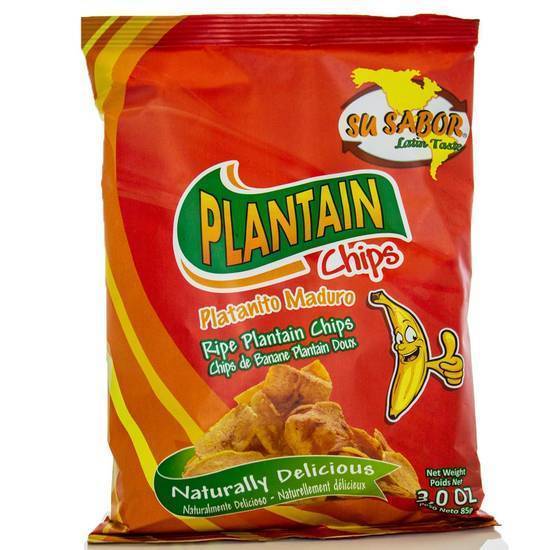 Su Sabor, Plantain Chips, Red, 85g