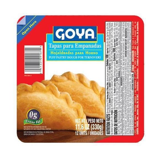 Goya, Tapas para Empanadas Hojaldradas, 330g