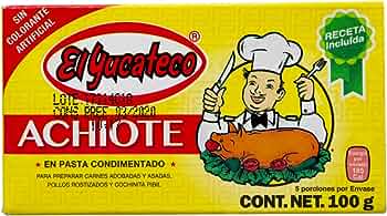 Yucateco, Achiote en pasta 100g