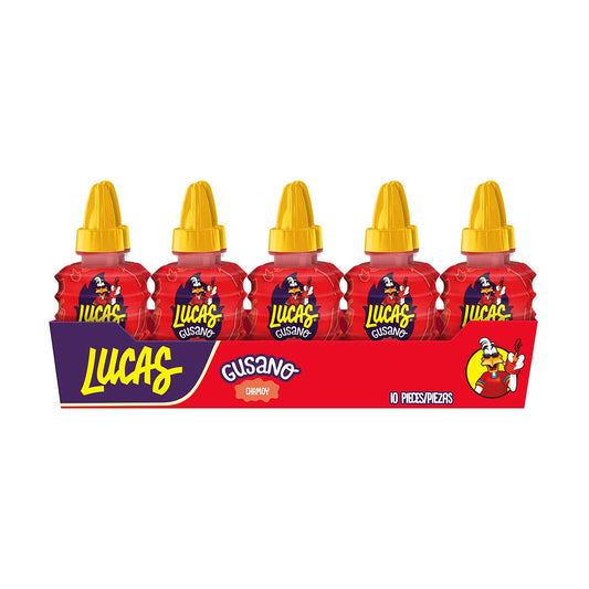 Lucas Gusano Chamoy Pack 10