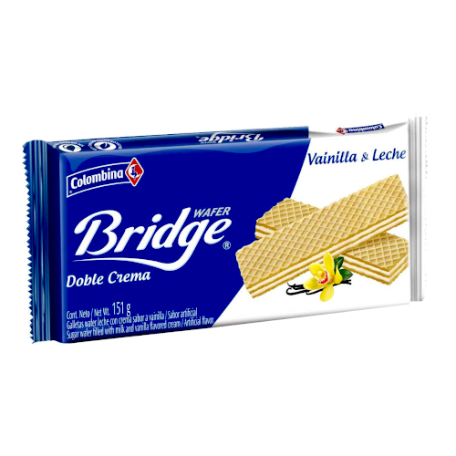 Colombina, Bridge Vainilla Wafer, 151g