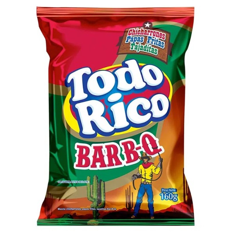 Todo Rico, Sabor Barb-q, 150g