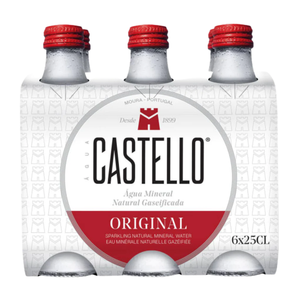 Castello, Mineral Water, 6 Pack