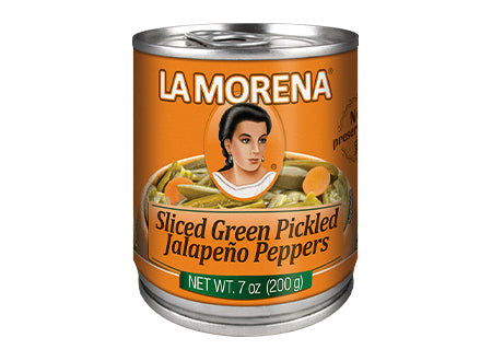 La Morena, Pickled Sliced Jalapeno Peppers 7oz