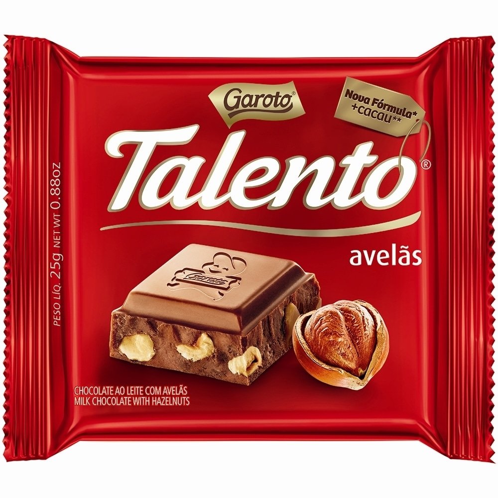 Garoto, Talento, Avelas, 85g