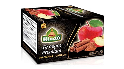 Hindu, Te Negro Premium Manzana- Canela, 32g