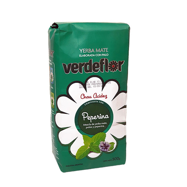 Verde Flor, Yerba Mate, Peperina, 500g