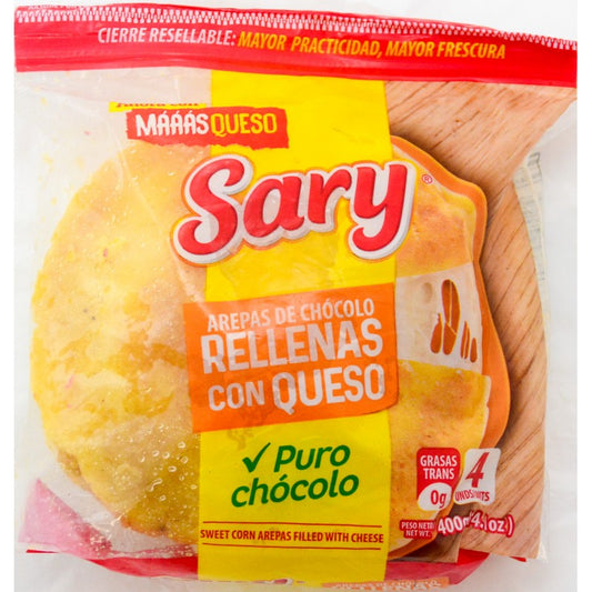Sary, Arepa de chocolo, con Queso, 400g