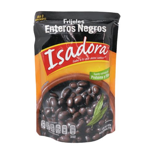 Isadora, Whole Black Beans, 430g