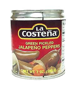 La Costena, Pickled Whole Jalapeno peppers 7oz