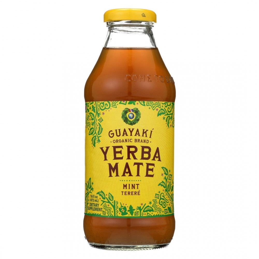 Guayaki, Yerba Mate, Mint Terere, 473ml